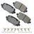 Akebono ACT1734 Disc Brake Pad Set - Rear
