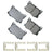 Akebono ACT1799 Disc Brake Pad Set - Front