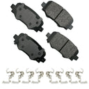 Akebono ACT1809 Disc Brake Pad Set - Rear