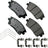 Akebono ACT1847 Disc Brake Pad Set - Front
