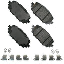 Akebono ACT1903 Disc Brake Pad Set - Front