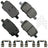 Akebono ACT1914 Disc Brake Pad Set - Rear