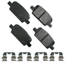 Akebono ACT1921 Disc Brake Pad Set - Rear