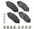 Akebono ACT2076 Disc Brake Pad Set - Front