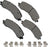 Akebono ACT2382 Disc Brake Pad Set - Front