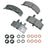 Akebono ACT369 Disc Brake Pad Set - Front