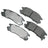 Akebono ACT383 Disc Brake Pad Set - Rear
