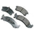 Akebono ACT505 Disc Brake Pad Set - Front