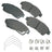 Akebono ACT562B Disc Brake Pad Set - Front