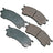Akebono ACT637 Disc Brake Pad Set - Front