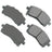 Akebono ACT721 Disc Brake Pad Set - Front