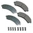 Akebono ACT726 Disc Brake Pad Set - Front