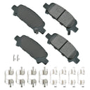 Akebono ACT770A Disc Brake Pad Set - Rear