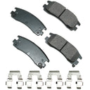 Akebono ACT814 Disc Brake Pad Set - Rear