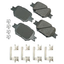 Akebono ACT817B Disc Brake Pad Set - Front