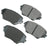 Akebono ACT862 Disc Brake Pad Set - Front