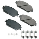 Akebono ACT908A Disc Brake Pad Set - Front