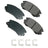 Akebono ACT924A Disc Brake Pad Set - Front