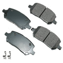 Akebono ACT956 Disc Brake Pad Set - Front
