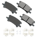 Akebono ACT996A Disc Brake Pad Set - Rear