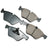 Akebono EUR1061 Disc Brake Pad Set - Front