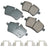 Akebono EUR1204A Disc Brake Pad Set - Front