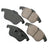 Akebono EUR1241 Disc Brake Pad Set - Front