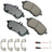 Akebono EUR1340A Disc Brake Pad Set - Front
