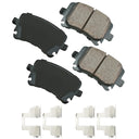 Akebono EUR1348A Disc Brake Pad Set - Rear