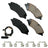 Akebono EUR1425 Disc Brake Pad Set - Front