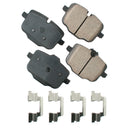 Akebono EUR1469 Disc Brake Pad Set - Rear