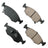 Akebono EUR1568 Disc Brake Pad Set - Front