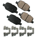 Akebono EUR1569 Disc Brake Pad Set - Rear