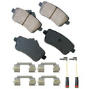 Akebono EUR1630 Disc Brake Pad Set - Rear