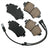 Akebono EUR1801 Disc Brake Pad Set - Front