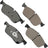 Akebono EUR1838 Disc Brake Pad Set - Front