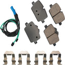 Akebono EUR2221 Disc Brake Pad Set - Rear