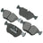 Akebono EUR394 Disc Brake Pad Set - Front