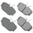 Akebono EUR493 Disc Brake Pad Set - Front or Rear
