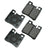 Akebono EUR495 Disc Brake Pad Set - Rear
