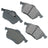 Akebono EUR555A Disc Brake Pad Set - Front