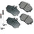 Akebono EUR645 Disc Brake Pad Set - Front