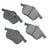Akebono EUR687A Disc Brake Pad Set - Front