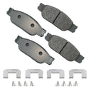 Akebono EUR805 Disc Brake Pad Set - Front