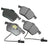 Akebono EUR840 Disc Brake Pad Set - Front