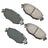 Akebono EUR910 Disc Brake Pad Set - Front