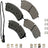 Akebono SDF2280 Disc Brake Pad Set - Rear