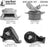 Anchor 300494 Engine Mount Kit