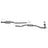 AP Exhaust 643166 Catalytic Converter - Rear