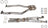 AP Exhaust 645144 Catalytic Converter - Rear